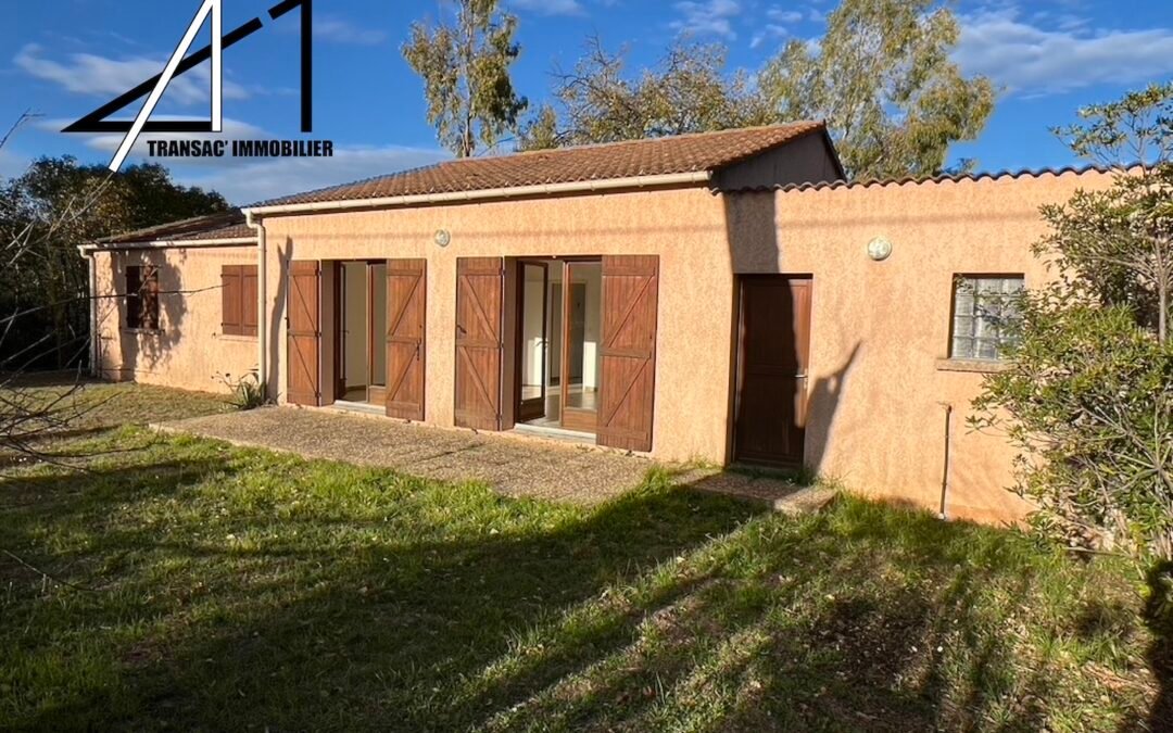 Villa de 103 m2 avec garage proches commerces, plages et écoles