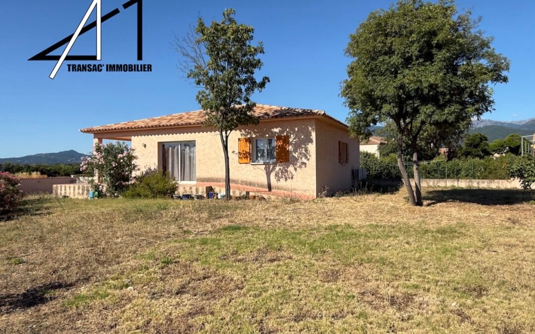 Dans quartier calme charmante villa de 112 m2 sur terrain clos de 1148 m2
