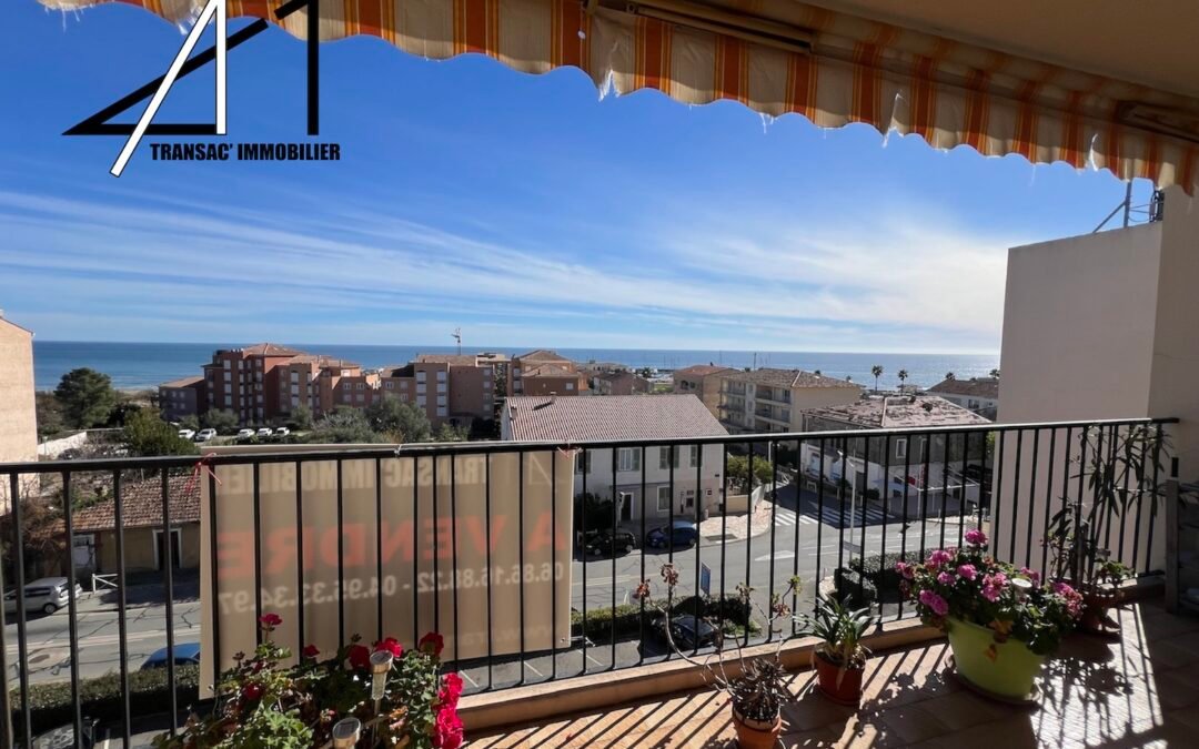 Joli appartement T4 vue MER au centre de SOLENZARA