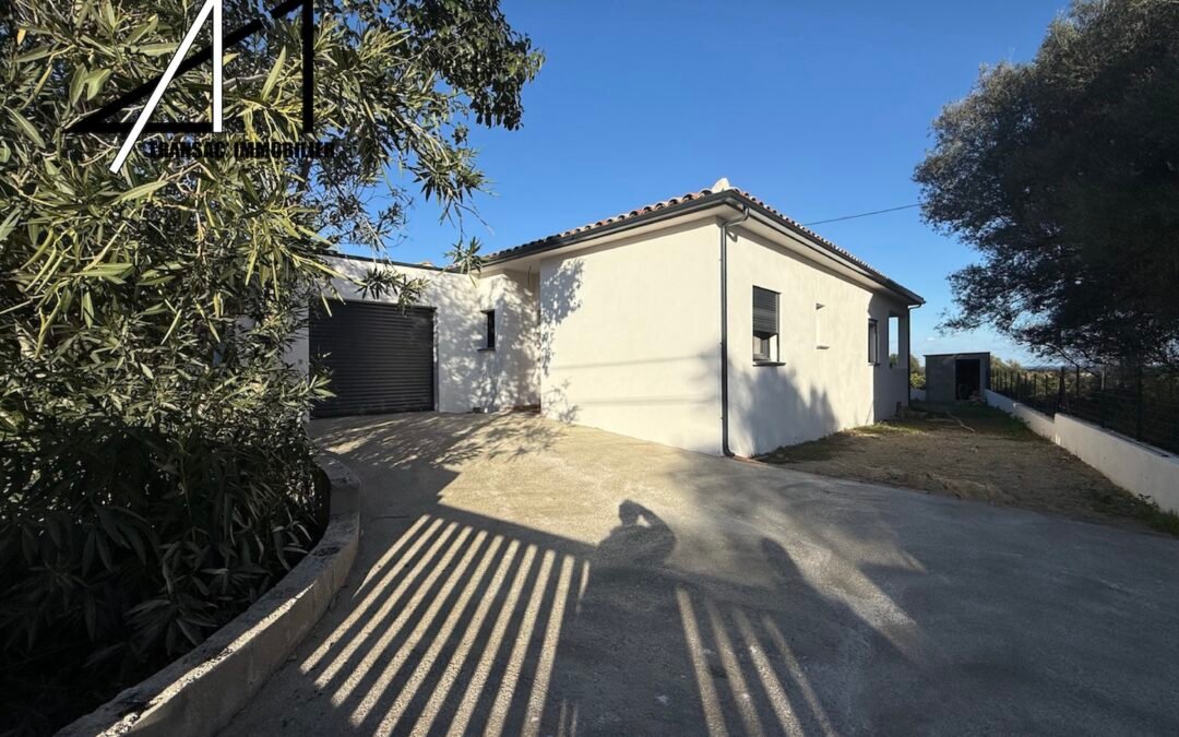 Maison neuve de 96 m2 avec garage et piscine
