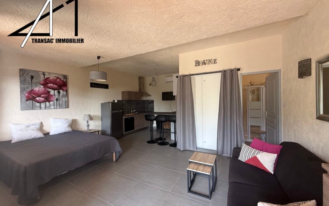 Appartement T1 de 32 m2 vue mer dans jolie copropriété